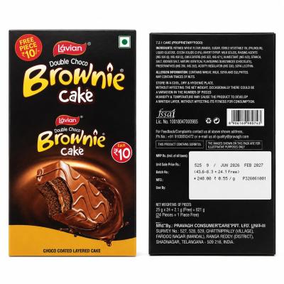 LAVIAN DOUBLE CHOCO BROWNIE CAKE - 621g